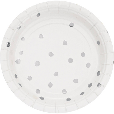 Small Dotted Dessert Plates | 7