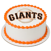 San Francisco Giants Edible Image Cake Topper