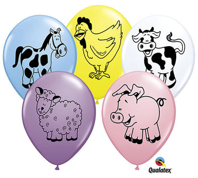 Qualatex - Farm Animal Assortment - 11