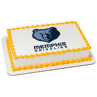 Memphis Grizzlies Edible Image Cake Topper