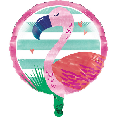 Tropical Flamingo Mylar Balloon/ 18