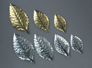 Small Gold/ Silver Anniversary Foil Rose Leaves 144 ct pack