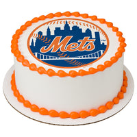 New York Mets Edible Image Cake Topper