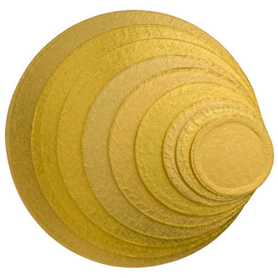 Gold Round Cake Drum 12 inch