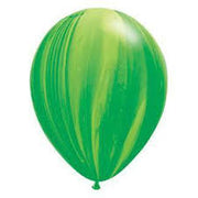 Latex Marbled Balloons/ 10 per pack/ Green