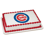 Chicago Cubs Edible Image Cake Topper