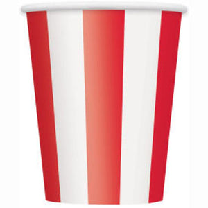 Circus Party Striped Cups