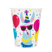 Llama Party Paper Cups 8 CT