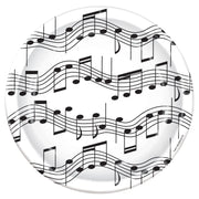 Musical Note Small Party Plates