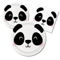 Panda Face Dessert Plates