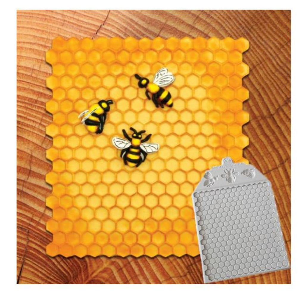 Honeycomb And Bees Silicone Mould