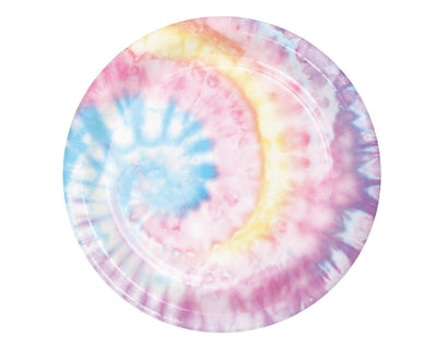 Tie Dye Party Large Plate