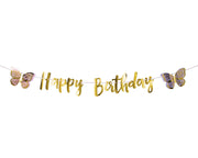 Butterfly Shimmer Birthday Banner