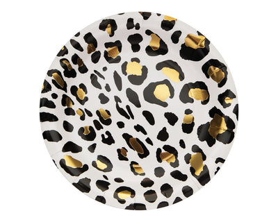 Leopard Print Large Party Plates