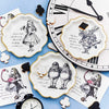 Alice in Wonderland Cup and Saucers Set