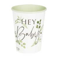 Greenery Baby Shower Cups