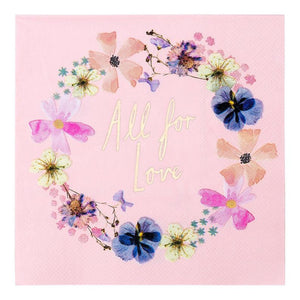 All For Love Floral Luncheon Napkins