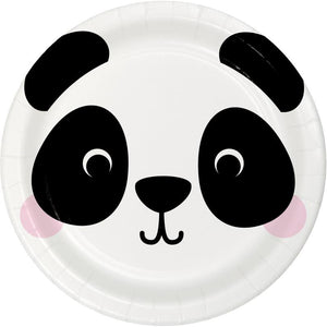Panda Face Dessert Plates
