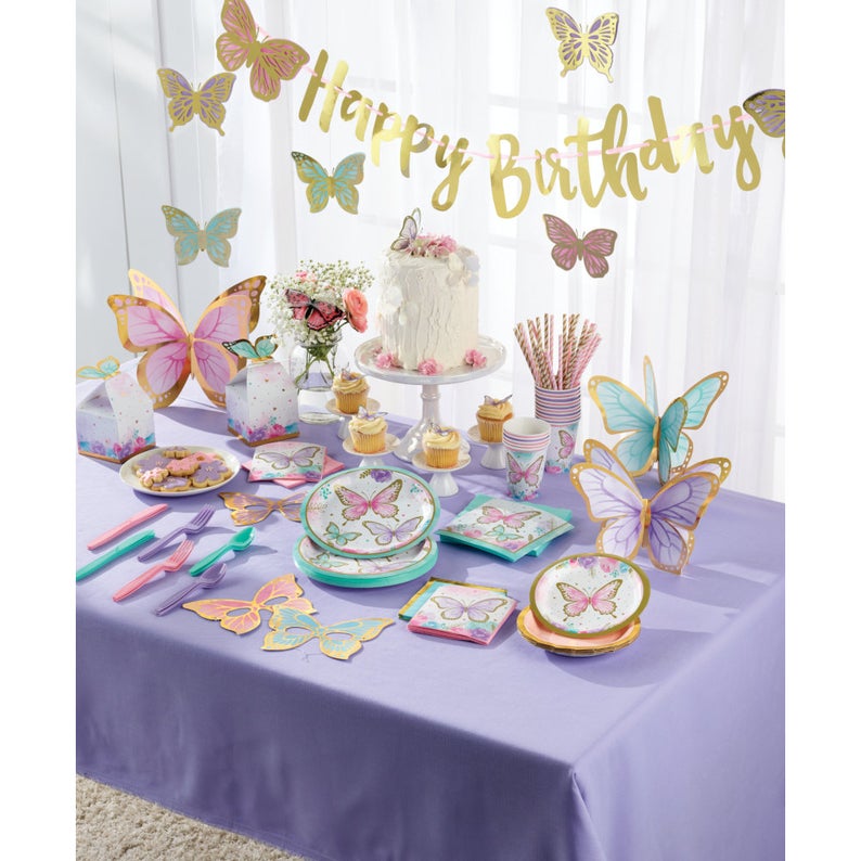 Creative Converting Butterfly Shimmer Paper Masks