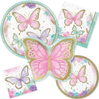 Butterfly Shimmer Butterfly Shaped Plates