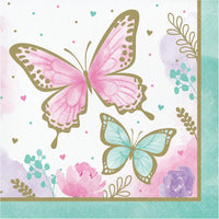 Butterfly Shimmer Luncheon Napkin