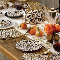 Leopard Print Dessert Party Plates