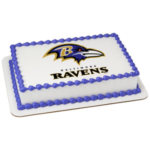 Baltimore Ravens Edible Image Cake Topper