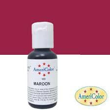Americolor - Maroon Soft Gel Paste 0.75 oz.