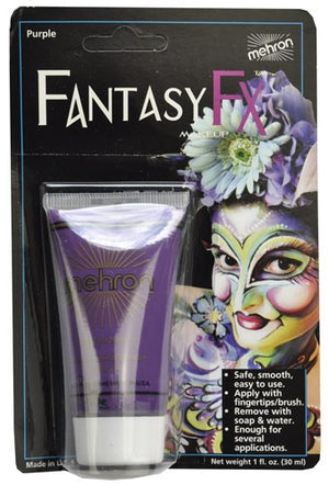 Mehron Fantasy FX Purple Cream Makeup 1oz
