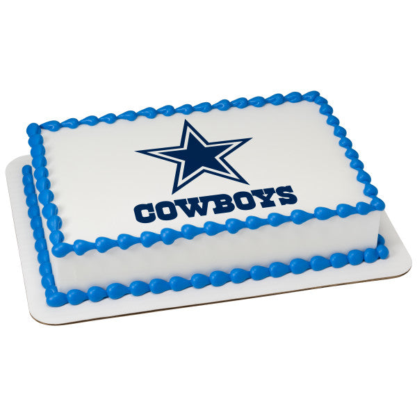 Dallas Cowboys Edible Cake Topper – Cake Stuff to Go