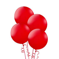 24 Inch Round Red Latex Balloons