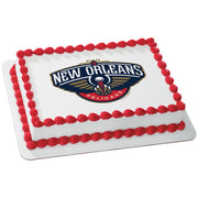 New Orleans Pelicans Edible Image Cake Topper