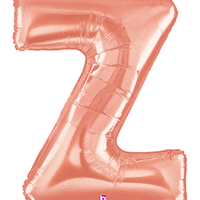 Rose Gold Letter Balloon   "Z"  40 inches