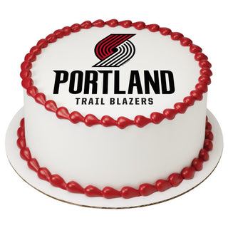 Portland Trail Blazers Edible Image Cake Topper