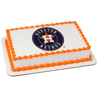 Houston Astros Edible Image Cake Topper