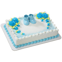 Sweet Baby Booties- Cake Topper/ Pink or Blue
