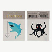 Sea Life Tattoos - Temporary Tattoo/ 2 per pack.