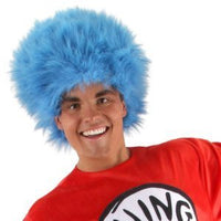 Dr. Seuss's Thing 1 and 2 Deluxe Blue Fur Wig