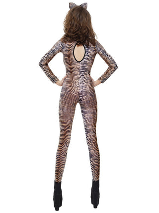 Tiger Print Body Suit
