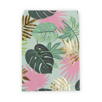 Tropical Leaves Treat Bags/ 24 Count/ 5 x 6.5"