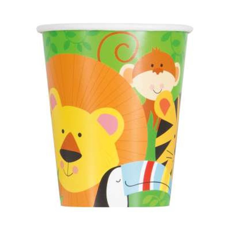 Jungle Animal Paper Cups