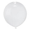 Gemar White 19 inch Latex Balloons 25 Pack