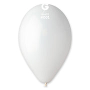 Gemar White 5 inch Latex Balloons 100 Pack