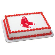 Boston Red Sox Edible Image Cake Topper