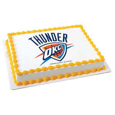 Oklahoma City Thunder Edible Image Cake Topper