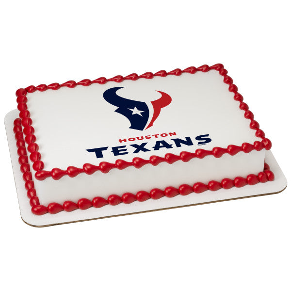 Houston Texans Edible Image Cake Topper